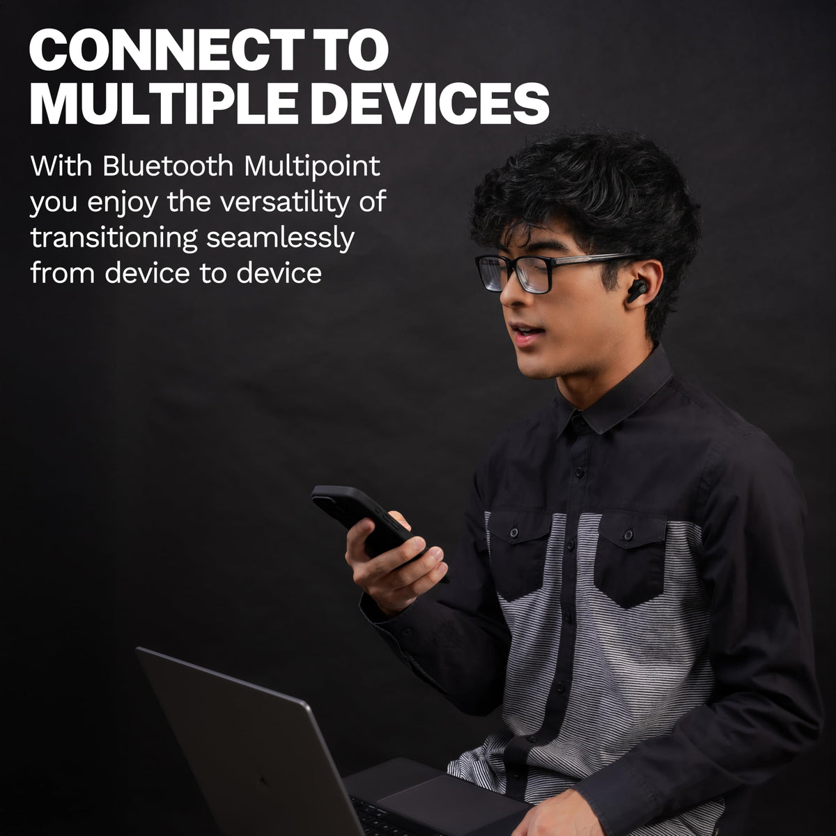 JLab Go Pods ANC Google Fast Pair connects quickly to Android devices.