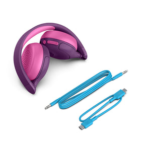 JLab JBuddies ANC foldable design makes them compact for school and travel