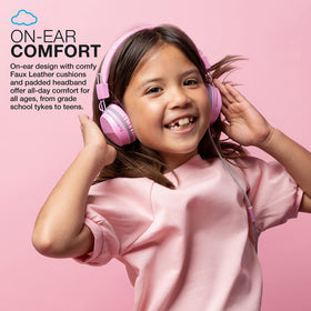 JBuddies Studio pink foldable design ideal for compact packing.