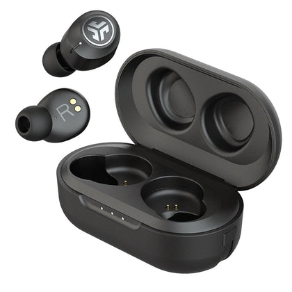 JLab JBuds Air ANC Gen 2 earbuds in graphite with long battery life.