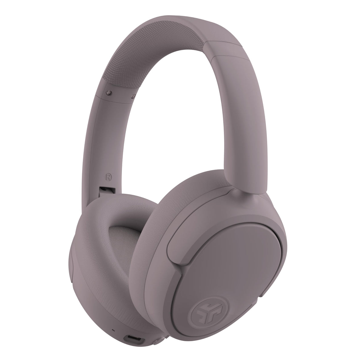JLab JBuds Lux ANC front view showing mauve finish and sleek design for style