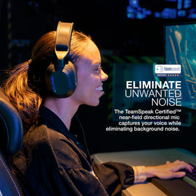 JLab Nightfall connected to console controller showing universal compatibility