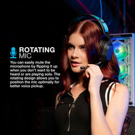 JLab Nightfall in use on PC showing immersive gameplay audio