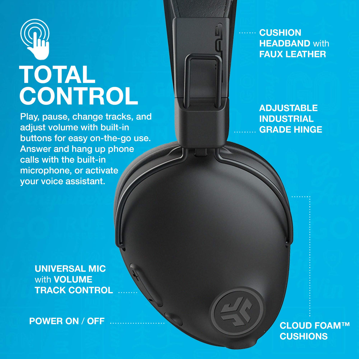 JLab Studio Pro built-in mic for hands-free calls
