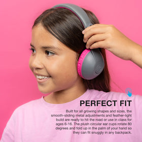 JLab JBuddies Studio 2 volume safety option supports 85 or 95 dB limits