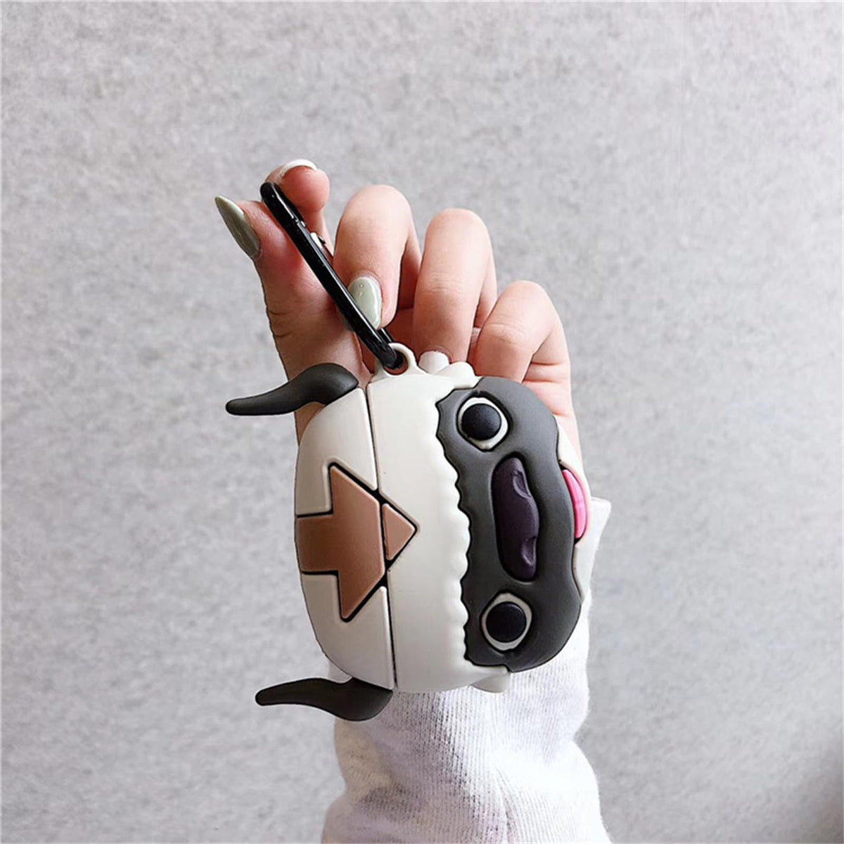 JLSDBMZ AirPods 4 case cartoon ox design adds unique style while guarding against scratches.