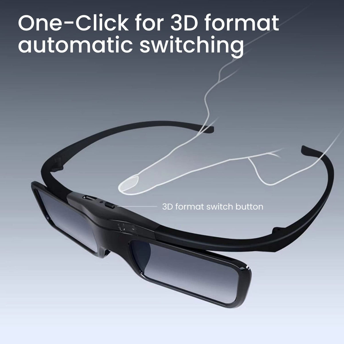 JMGO control buttons and hinge view showing easy handling benefit