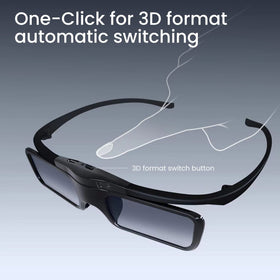 JMGO control buttons and hinge view showing easy handling benefit
