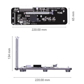 JMT UT3G included accessories: TB4 cable and copper pillar kit for setup.