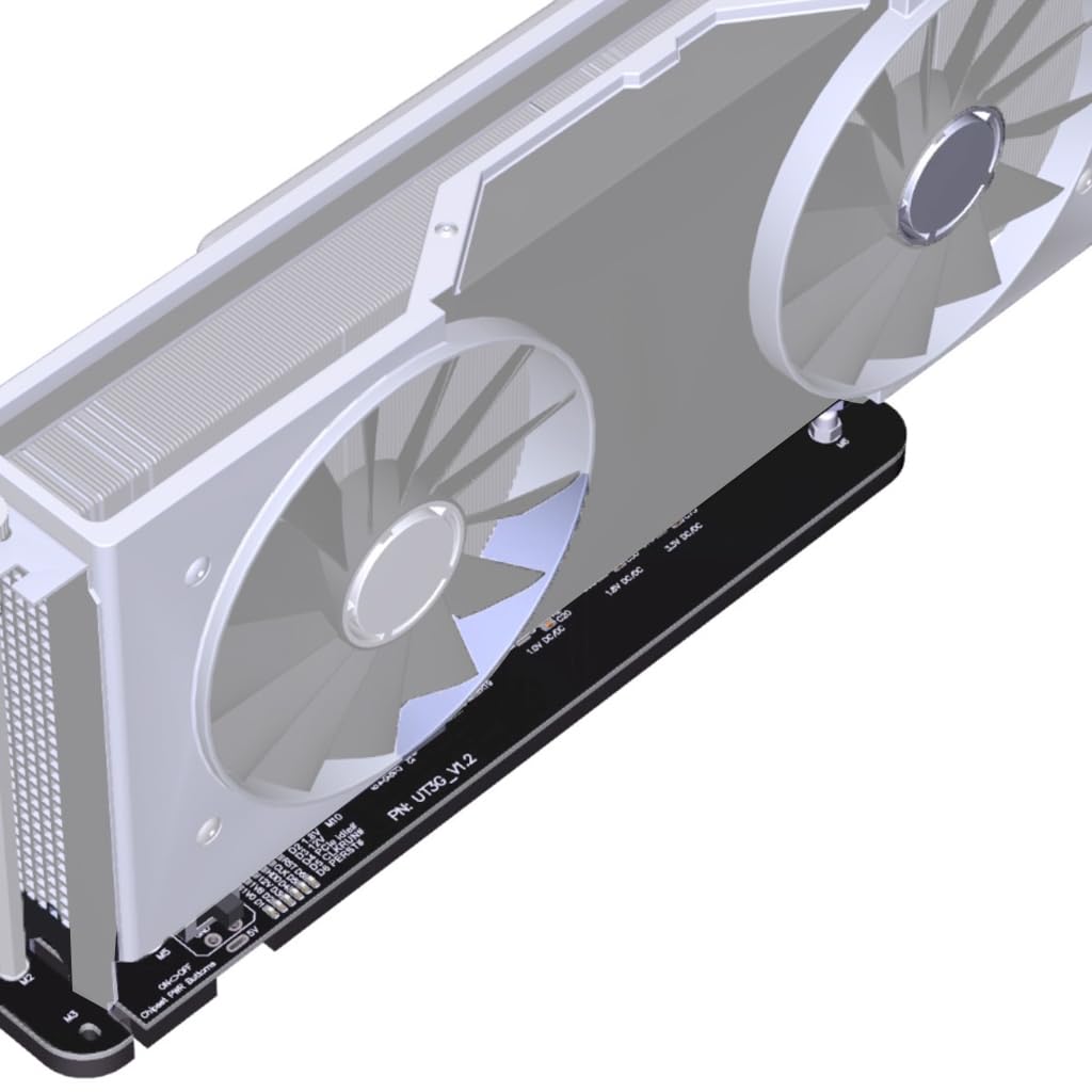JMT UT3G power compatibility with SFX and ATX supplies for GPUs.