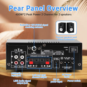 Joengoep AK50 remote beside tone and volume knobs for convenient adjustments