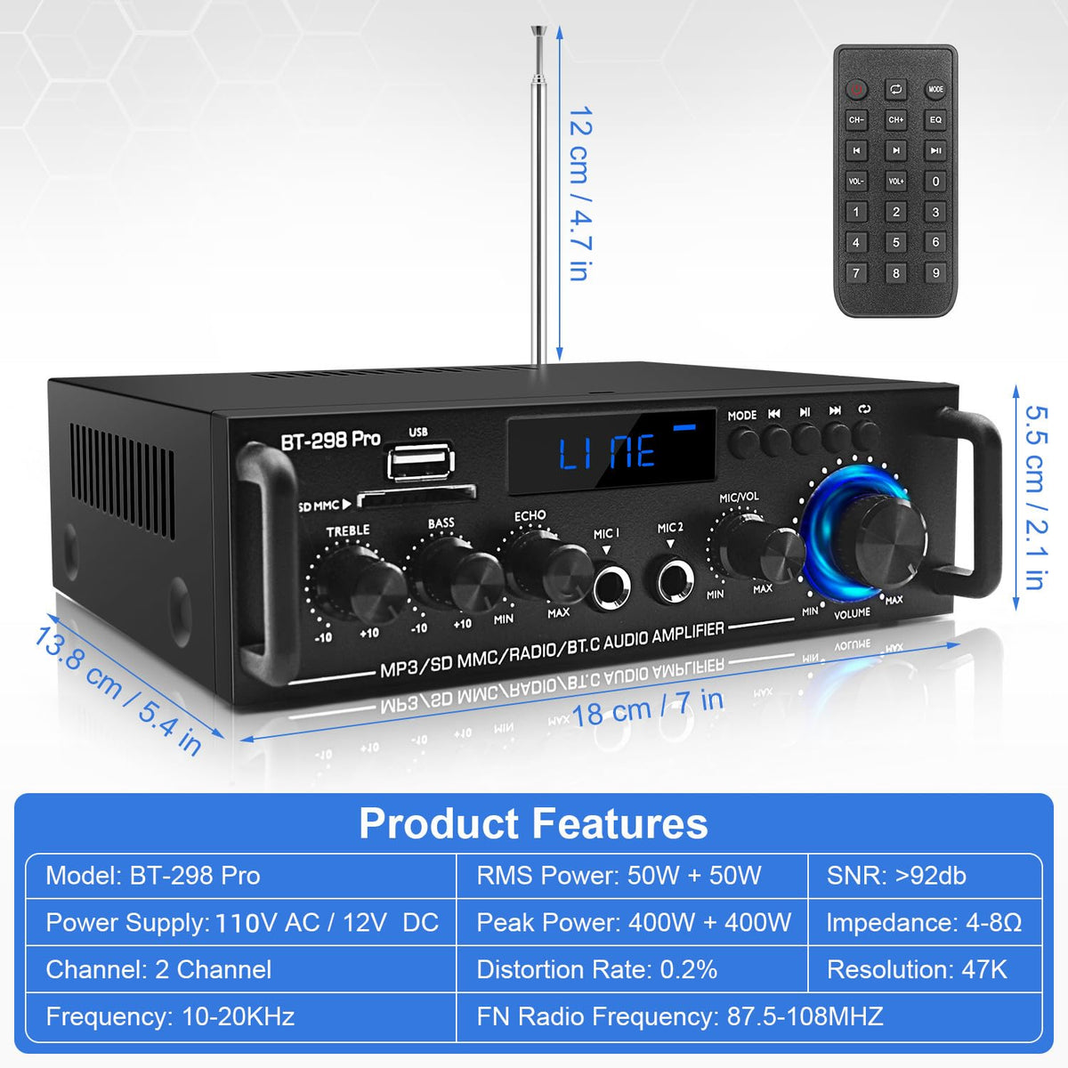 Joengoep amplifier in a living room setup enhancing home audio experience