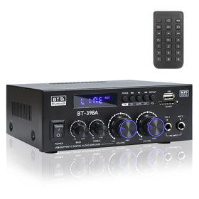 Joengoep BT-398A front panel showing display and control knobs for easy operation