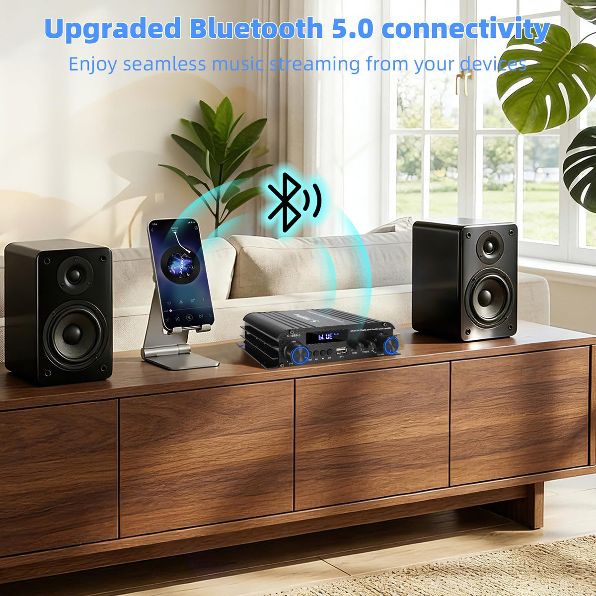 Joengoep subwoofer output terminal showing secure connection for deep bass