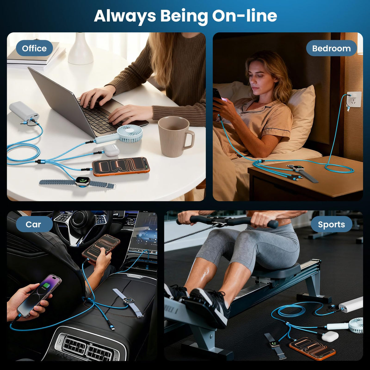 Jogrytece compact travel cable fits in any bag or car.