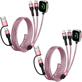Jogrytece cruise 3-in-2 cable setup for convenient travel charging.