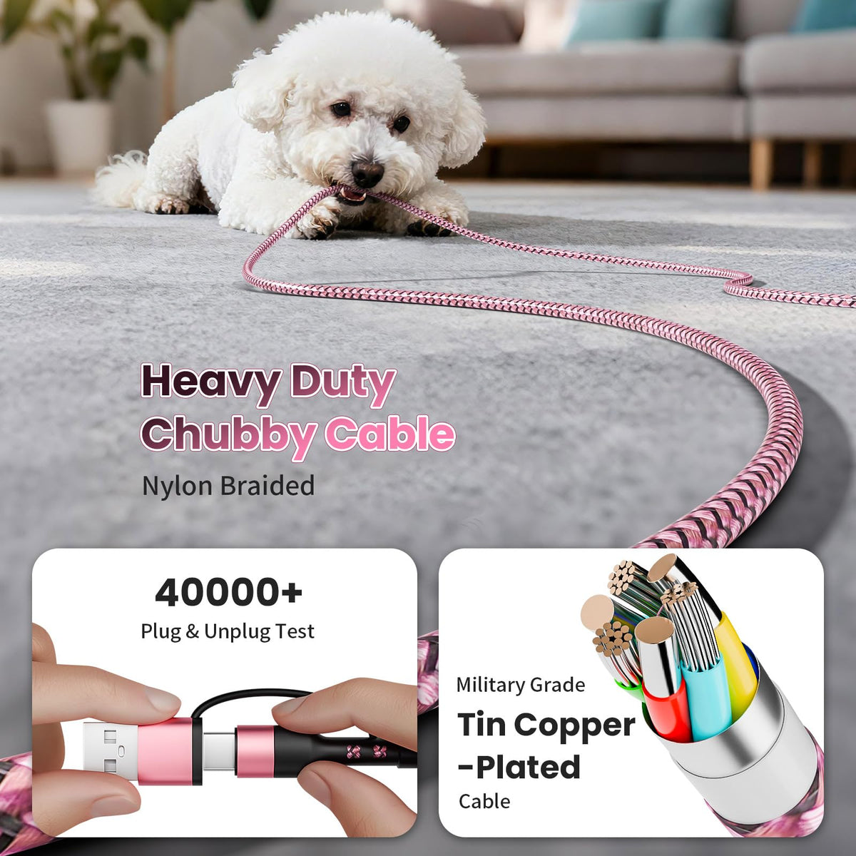 Jogrytece iPhone and iPad compatibility for all-in-one charging.
