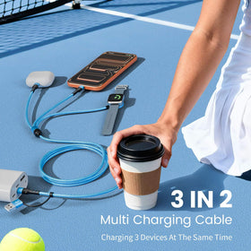 USB-A adapter included for hotel TVs and flights