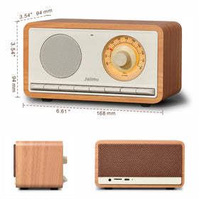 Joiimu back panel view showing built-in antenna and rechargeable battery