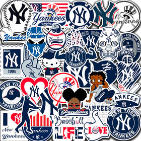 JOL New York Yankees water bottle stickers for durable, bold team flair.