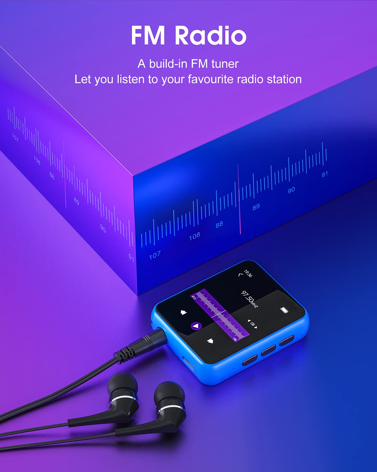 JOLIKE connected to wired headphones demonstrating high-fidelity wired playback