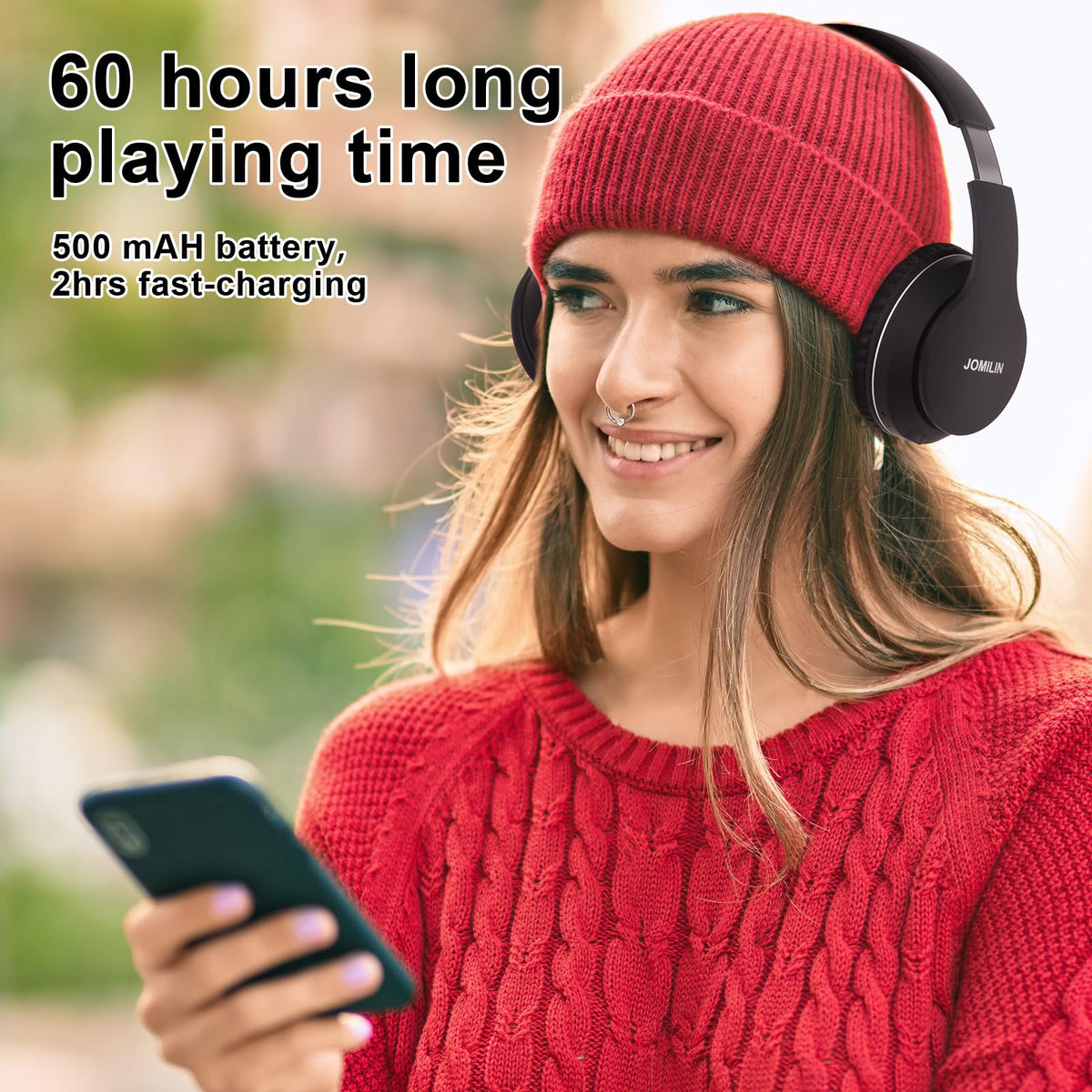 JOMILIN B9 Bluetooth 5.3 connection for stable wireless pairing