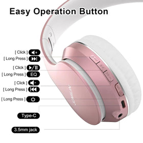 Folding headband design for easy travel with JOMILIN B9.
