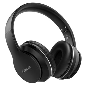 JOMILIN B9 over-ear headphones in compact packaging for travel