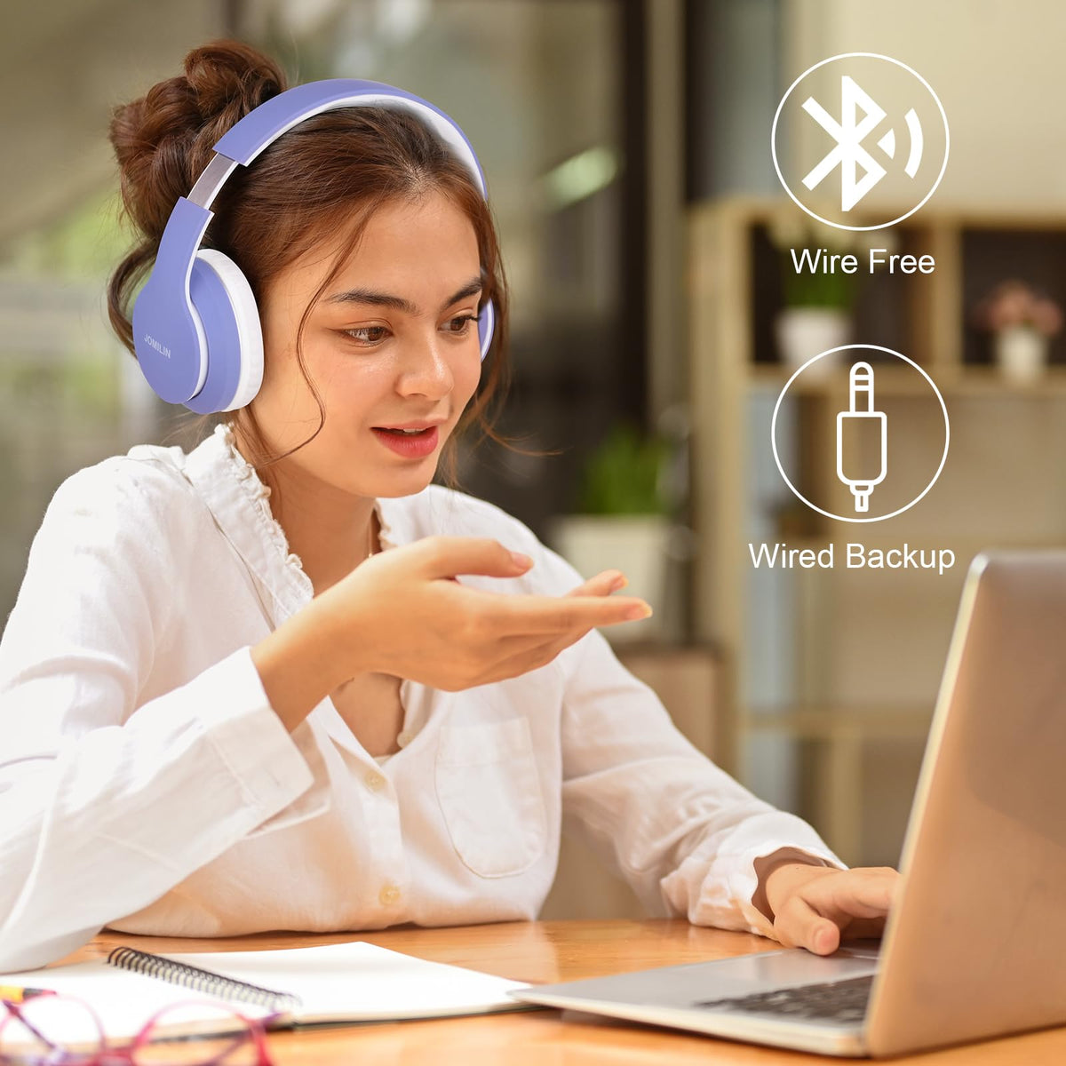 JOMILIN B9 ultra-soft ear cushions for fatigue-free wear