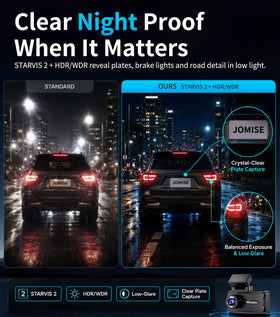 JOMISE 360° cabin camera monitors passengers inside safely.