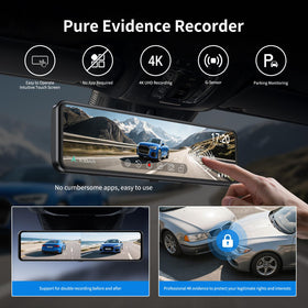 JOMISE G814 rear camera captures 4K-2.5K footage for comprehensive evidence