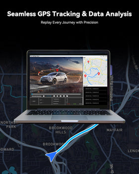 JOMISE T860+ built-in GPS tracks speed and routes