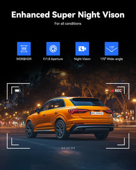 JOMISE T860+ parking monitoring with time-lapse recording