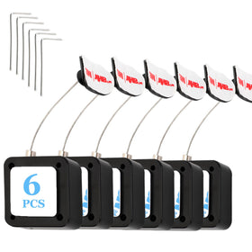 Joogto front view pack of six tethers showing compact reels and straps benefit organized storage