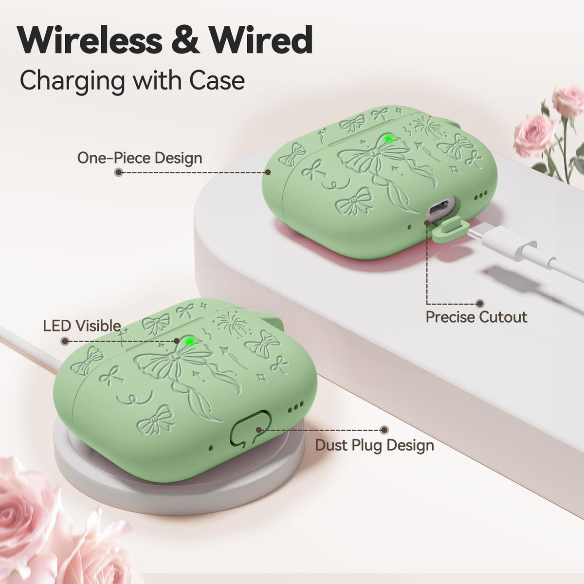 Joremx AirPods Pro 3 silicone case delivers 360° protection from drops.
