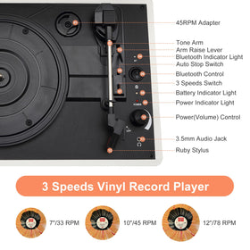 JORLAI close-up of tonearm and cartridge highlighting precise playback control