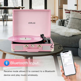 JORLAI close-up of dual built-in speakers, clear sound for small gatherings