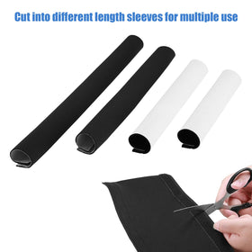 JOTO computer monitor cable wrap helps manage clutter and improve desk aesthetics.