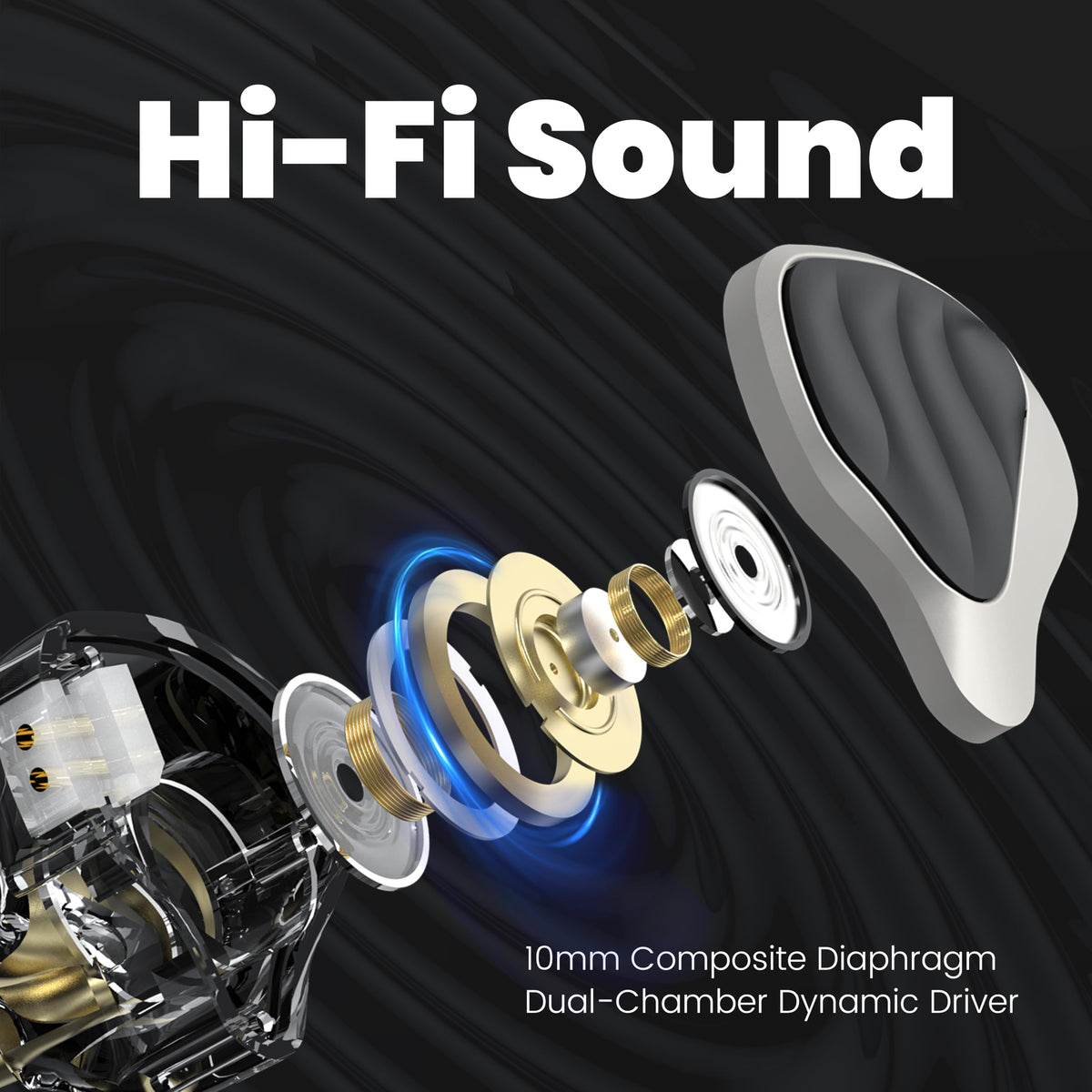 JotVira IEM ergonomic design provides comfortable wear and isolation