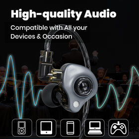 JotVira IEM ergonomic fit ensures comfortable wear and strong isolation.