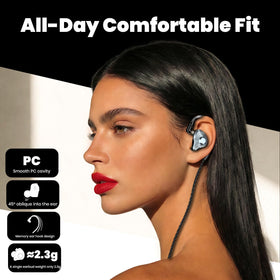 JotVira IEM demonstrating high ambient noise isolation for focus