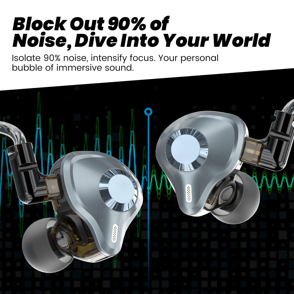 JotVira IEM used in a studio monitoring setup
