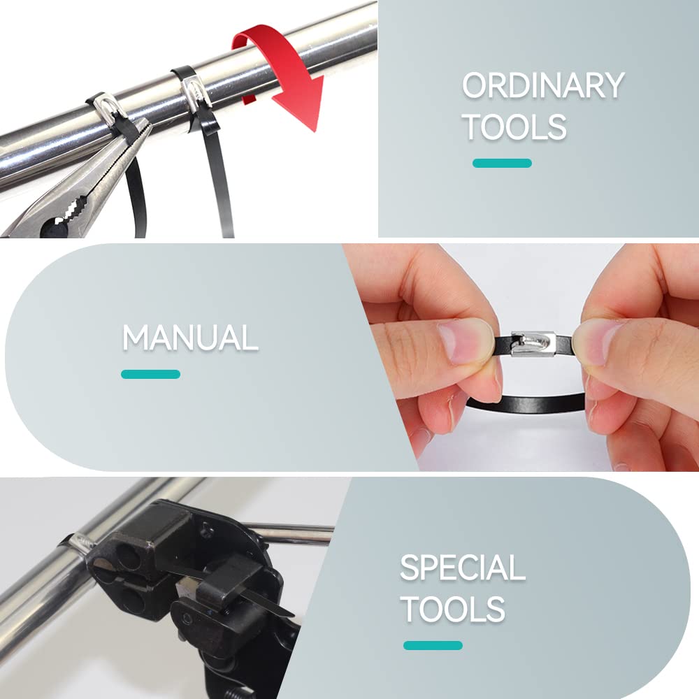 JOUGU heat-wrap binding zip ties ideal for automotive applications.