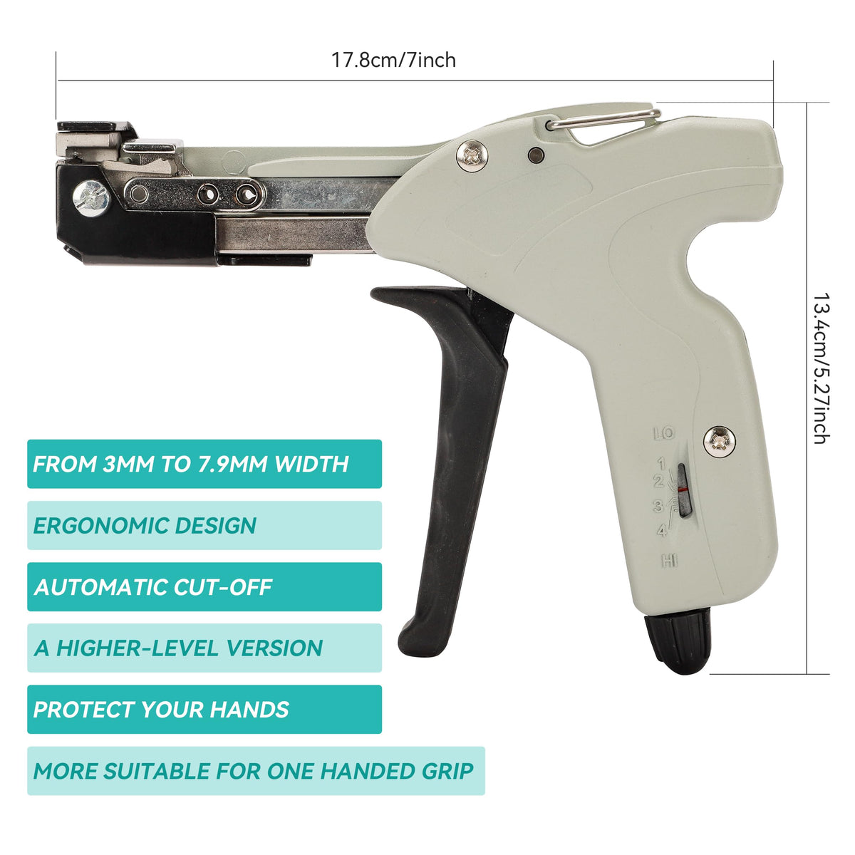JOUGU package with tie gun and metal tie remover for ready-to-use convenience