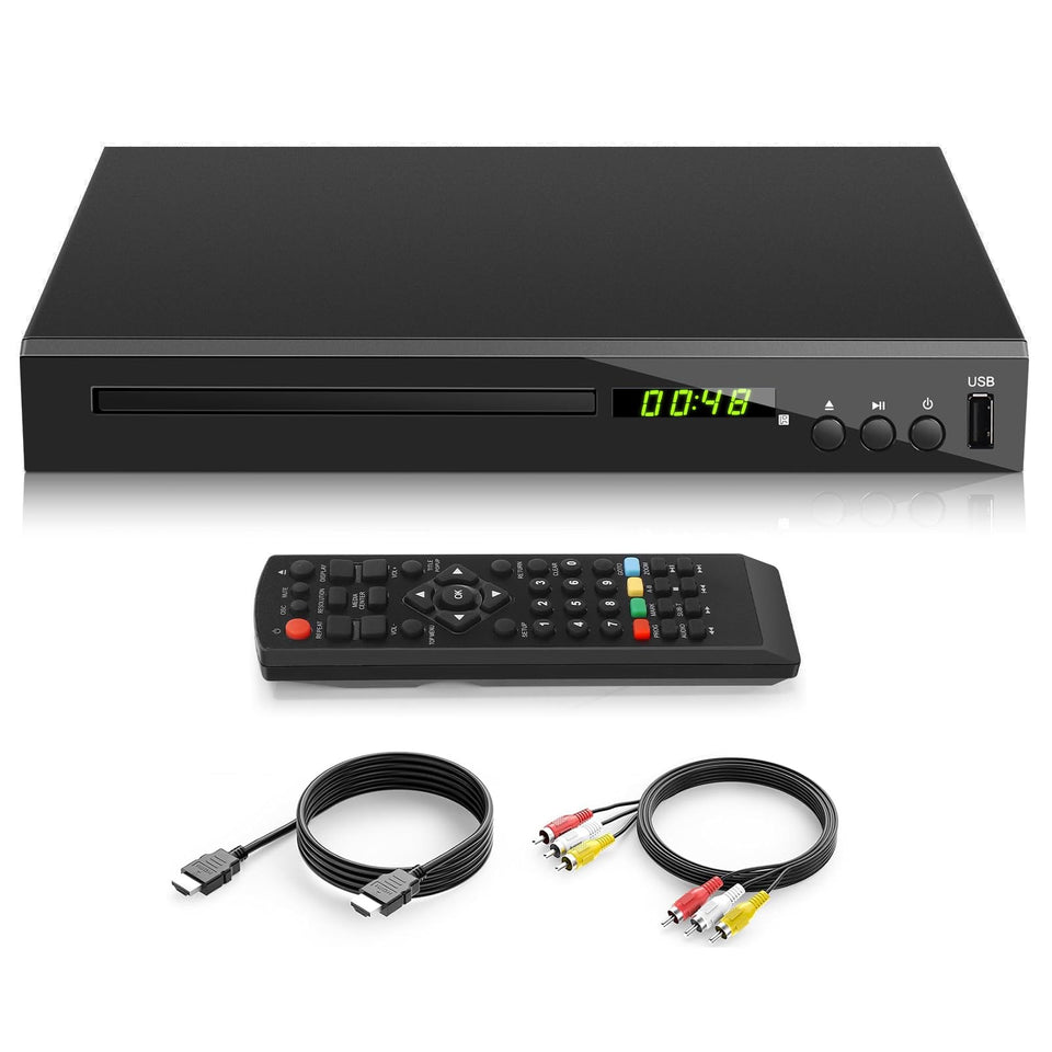 JOVELL HD Blu-ray Player front view for stylish home entertainment setup.