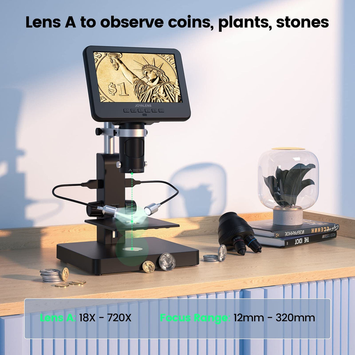 JOYALENS JL246PS lens C provides extreme magnification to reveal textures.