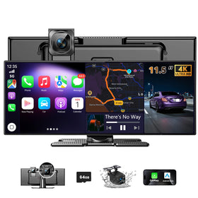 JoycePure 11.5-inch CarPlay screen front view for clear navigation display