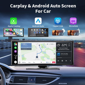 JoycePure carplay screen wireless Android Auto connection simplifies smartphone use.