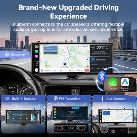 JoycePure dashcam front 4K wide-angle captures clear road detail.