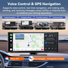 JoycePure dashcam rear 1080p wide-angle records backup footage.